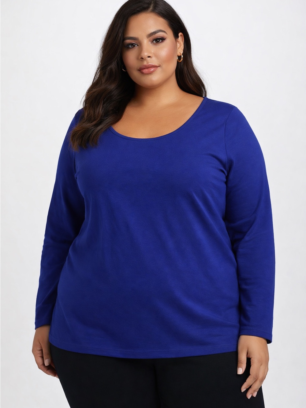 5/$25 Roots Blue Casual Long Sleeve T-Shirt Size XL